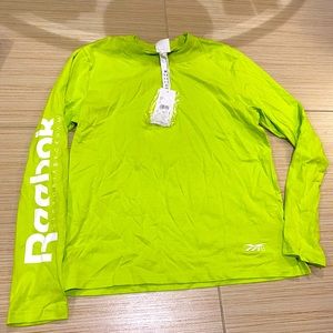 🆕 Victoria Beckham x Reebok Long Sleeve Shirt Neon Green